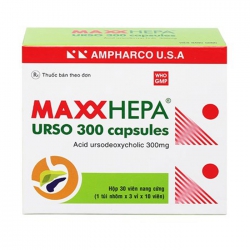 MaxxHepa Urso 300 Ampharco U.S.A 3 vỉ x 10 viên MaxxHepa Urso 300 Ampharco U.S.A 3 vỉ x 10 viên