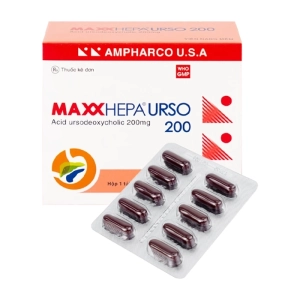 Maxxhepa Urso 200 Ampharco U.S.A 3 vỉ x 10 viên