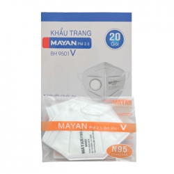 Mayan PM 2.5 BH 9501 2 cái - Khẩu trang N95
