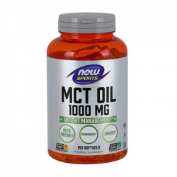 MCT Oil 1000mg Now 150 viên - Viên uống hỗ trợ chốt cháy mỡ thừa cho người tập luyện thể thao