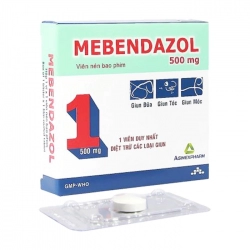 Mebendazol 500mg Agimexpharm 1 vỉ x 1 viên Mebendazol 500mg Agimexpharm 1 vỉ x 1 viên