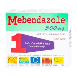 Mebendazole 500mg MKP, 1 viên