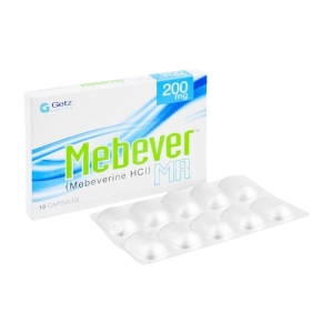 Mebever MR 200mg Getz Pharma 1 vỉ x 10 viên (Mebeverine)