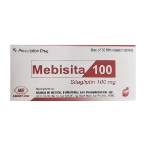 Mebisita 100 Mebiphar 3 vỉ x 10 viên Mebisita 100 Mebiphar 3 vỉ x 10 viên