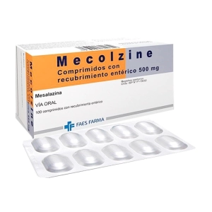 Mecolzine 500mg Faes Farma 10 vỉ x 10 viên (Mesalazine)