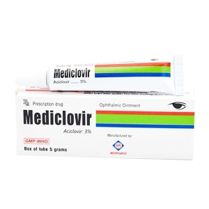 Mediclovir Medipharco tuýp 5g (Aciclovir) Mediclovir Medipharco tuýp 5g (Aciclovir)