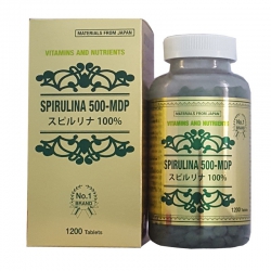 Mediphar USA Spirulina 500mg  MDP, Chai 1200 viên Nén Mediphar USA Spirulina 500mg  MDP, Chai 1200 viên Nén