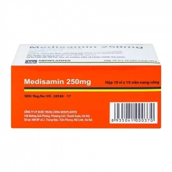 Medisamin 250mg Mediplantex 10 vỉ x 10 Viên Medisamin 250mg Mediplantex 10 vỉ x 10 Viên