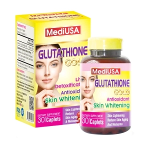 Glutathione Gold MediUSA 30 viên - Hỗ trợ làm đẹp da, sáng da