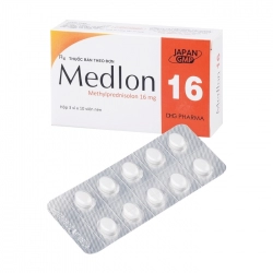 Medlon 16 DHG Pharma 3 vỉ x 10 viên Medlon 16 DHG Pharma 3 vỉ x 10 viên