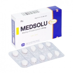 Medsolu 16mg Quapharco 3 vỉ x 10 viên Medsolu 16mg Quapharco 3 vỉ x 10 viên