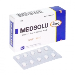 Medsolu 4mg Quapharco 3 vỉ x 10 viên Medsolu 4mg Quapharco 3 vỉ x 10 viên