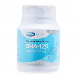 Mega DHA-125, Tuna oil 500mg, Chai 30 viên