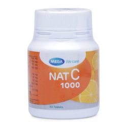 Mega Nat C giúp tăng cường sức đề kháng, Chai 30 viên