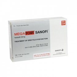 Thuốc cường dương Mega Fort Sanofi 20mg, Hộp 4 viên