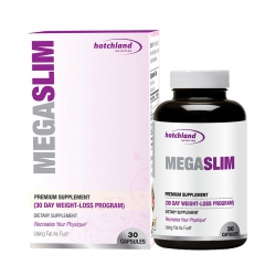 Tpbvsk giảm cân Hotchland Nutrtion MegaSlim, Hộp 30 viên Tpbvsk giảm cân Hotchland Nutrtion MegaSlim, Hộp 30 viên