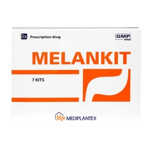 Melankit Mediplantex 7 vỉ x 6 viên (Lansoprazol + Tinidazol + Clarithromycin)