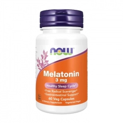 Melatonin 3mg Now, 60 Viên