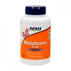Melatonin 5mg Now 180 viên - Viên uống an thần ngủ ngon
