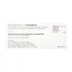 Meloflam 15mg Egis 2 vỉ x 10 viên - Giảm đau, kháng viêm xương khớp Meloflam 15mg Egis 2 vỉ x 10 viên - Giảm đau, kháng viêm xương khớp