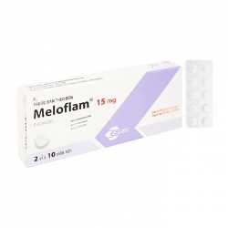 Meloflam 15mg Egis 2 vỉ x 10 viên - Giảm đau, kháng viêm xương khớp