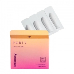 Melts with CBD Foria 4 viên - Viên đặt kích thích ham muốn