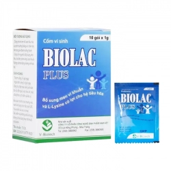 Biolac Plus V-Biotech 10 gói x 1g - Hỗ trợ bổ sung lợi khuẩn cho trẻ