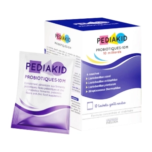 Probiotiques Pediakid 10 gói x 2g - Bổ sung lợi khuẩn, kẽm