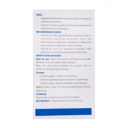 Men vi sinh Yunpro, Hộp 60 gói