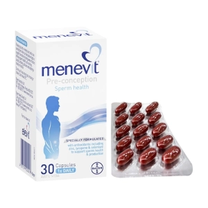 Menevit Pre-Conception Sperm Health Bayer 2 vỉ x 15 viên - Hỗ trợ sản xuất tinh trùng Menevit Pre-Conception Sperm Health Bayer 2 vỉ x 15 viên - Hỗ trợ sản xuất tinh trùng