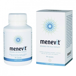 Tpbvsk cho nam Menevit, Hộp 90 Viên Tpbvsk cho nam Menevit, Hộp 90 Viên