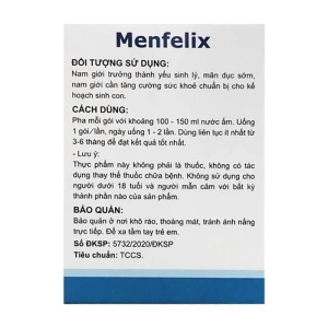 Menfelix DK Pharma 30 gói x 5g - Hỗ trợ tăng cường sinh lý nam