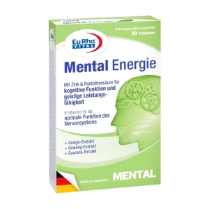 Mental Energie EuRho Vital 1 vỉ x 15 viên - Hỗ trợ tuần hoàn não Mental Energie EuRho Vital 1 vỉ x 15 viên - Hỗ trợ tuần hoàn não