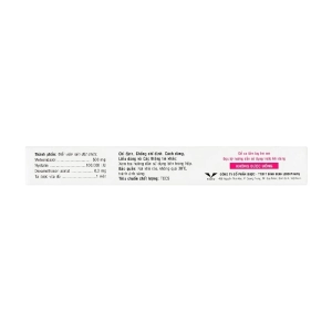 Menystin Bidiphar 2 vỉ x 10 viên (Metronidazole + Nystatin + Dexamethasone)