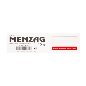 Menzag 0.05% Medbolide tuýp 15g (Diflorasone diacetate)