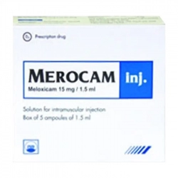 Merocam Inj Pymepharco 5 ống x 1.5ml Merocam Inj Pymepharco 5 ống x 1.5ml