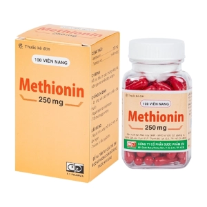 Methionin 250mg F.T Pharma 100 viên Methionin 250mg F.T Pharma 100 viên
