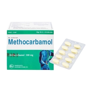 Methocarbamol 500mg Khapharco 10 vỉ x 10 viên (Methocarbamol)