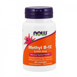 Methyl B-12 5000mcg Now 60 viên - Viên uống tăng cường trí nhớ Methyl B-12 5000mcg Now 60 viên - Viên uống tăng cường trí nhớ