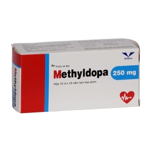 Methyldopa 250mg Bidiphar 10 vỉ x 10 viên (Methyldopa)