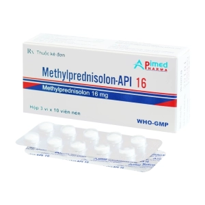 Methylprednisolon - Api 16mg Apimed 3 vỉ x 10 viên (Methylprednisolon)