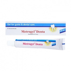Metrogyl Denta Unique Pharma 20g - Gel bôi trị viêm nướu, lở miệng Metrogyl Denta Unique Pharma 20g - Gel bôi trị viêm nướu, lở miệng