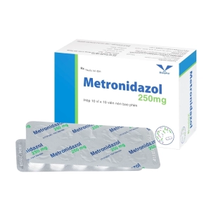 Metronidazol 250mg Bidiphar 10 vỉ x 10 viên (Metronidazol)