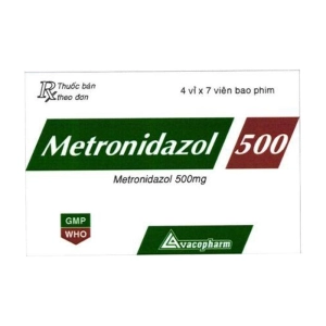 Metronidazol 500 Vacopharm 4 vỉ x 7 viên (Metronidazole)