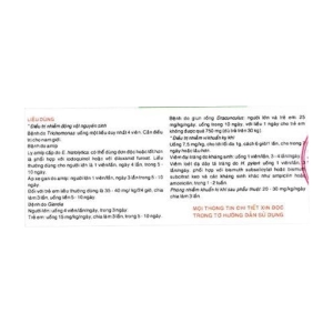 Metronidazol 500 Vacopharm 4 vỉ x 7 viên (Metronidazole)