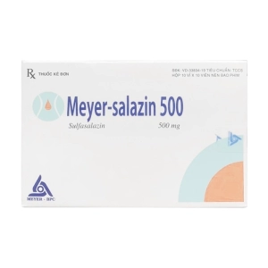 Meyer-Salazin 500 Meyer-BPC 10 vỉ x 10 viên Meyer-Salazin 500 Meyer-BPC 10 vỉ x 10 viên