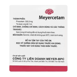 Meyercetam Meyer-BPC 20 ống x 5ml Meyercetam Meyer-BPC 20 ống x 5ml