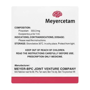 Meyercetam Meyer-BPC 20 ống x 5ml Meyercetam Meyer-BPC 20 ống x 5ml