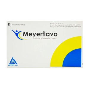 Meyerflavo 200mg Meyer-BPC 10 vỉ x 10 viên (Flavoxat hydroclorid)
