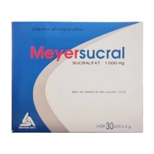 Meyersucral 1000mg Meyer-BPC 30 gói x 2g (Sucralfate)